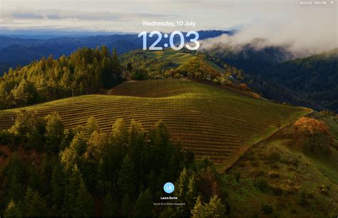 how to change desktop lock screen mac