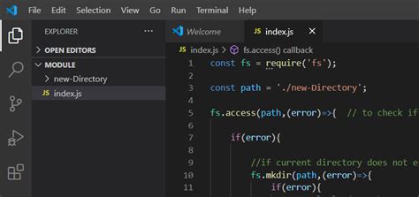 how to change directory in node js