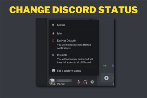 How To Change Discord Status On Pc