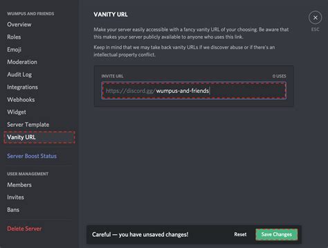 How To Change Discord Vanity Url