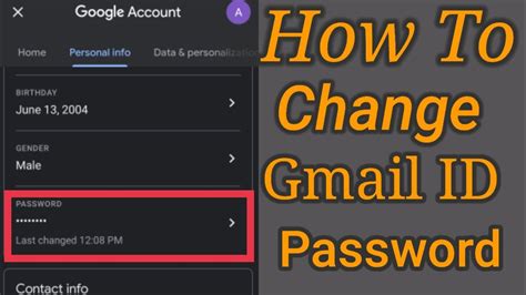 how to change email id password if forgotten