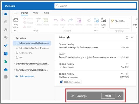 how to change email settings in new outlook