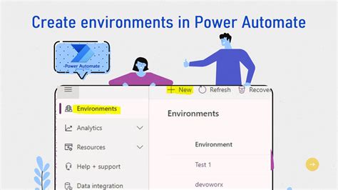 how to change environment in power automate