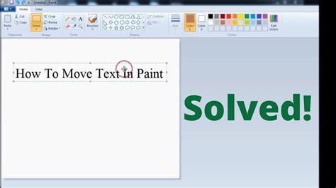How To Change Existing Text In Paint