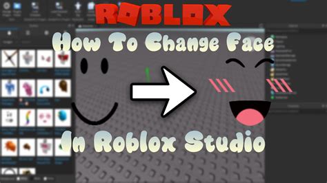 how to change face shape in roblox
