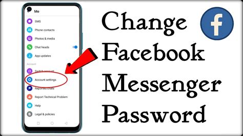 how to change facebook password using messenger