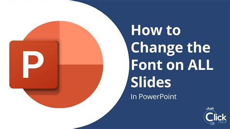 How to Change the Font on All Slides at Once in PowerPoint YouTube
