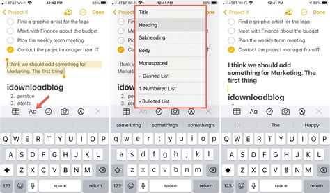 how to change font size in notes ios 16