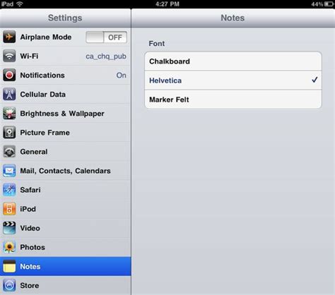 how to change font size in notes iphone 11