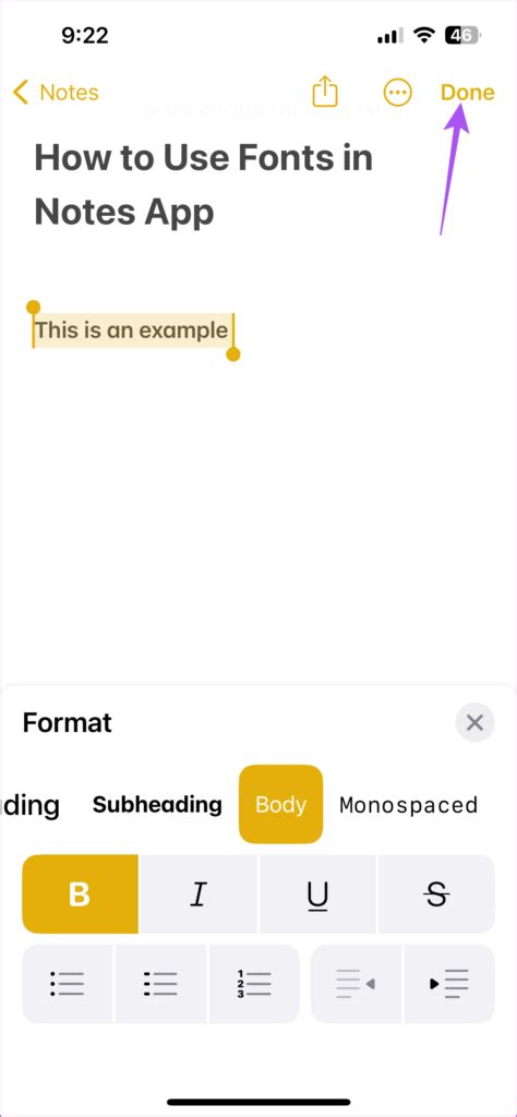how to change font size in notes on iphone 8