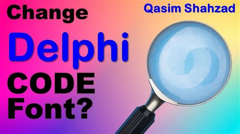 How To Change Font Style Delphi