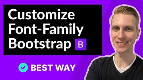 How To Change Font Style Using Bootstrap