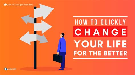 how to change for the better