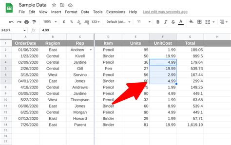 how to change format in google sheets ipad