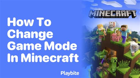 how to change game mode in minecraft realms