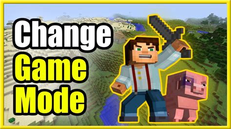 how to change game mode in minecraft without command