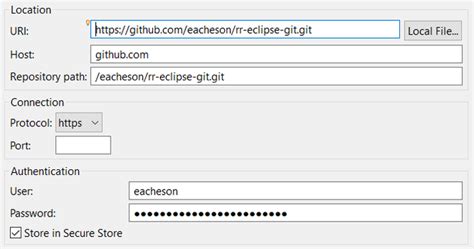how to change git password in eclipse