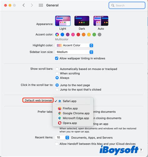 how to change google chrome to default browser on mac
