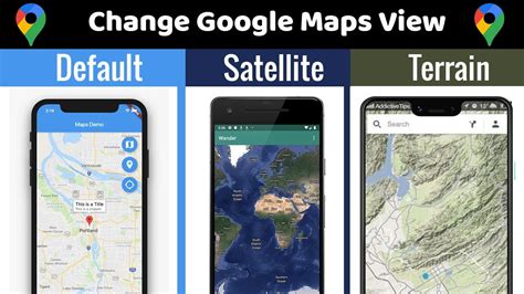 how to change google maps back to map view