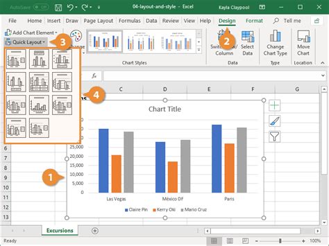 how to change graph format in excel