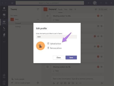 how to change group title in teams