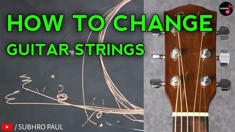 How To Change Guitar Strings In Home