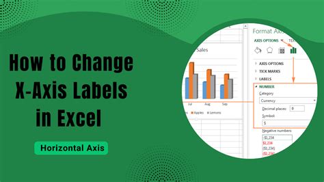 how to change horizontal axis labels in excel mac