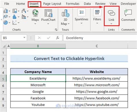 how to change hyperlink into text in excel