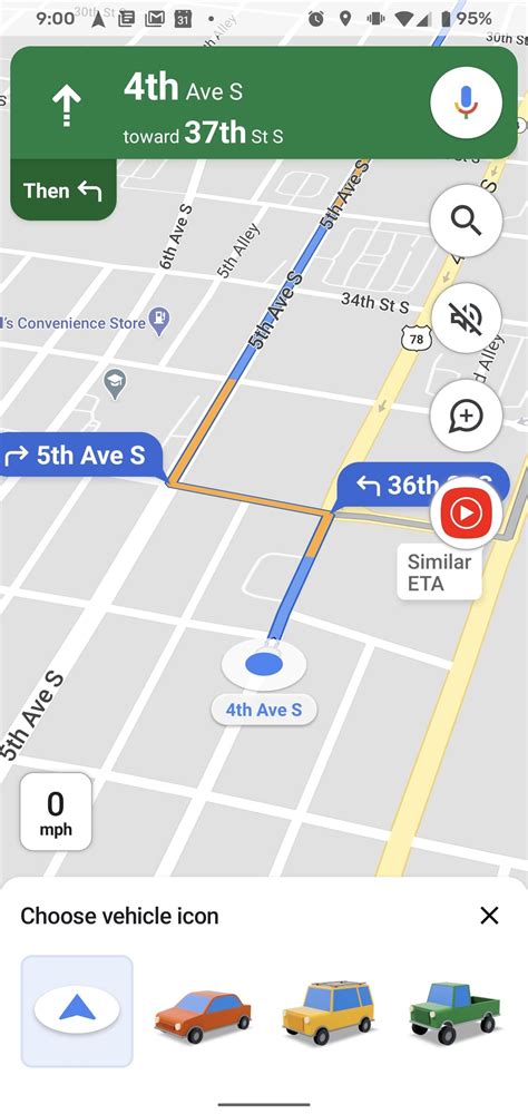 how to change icon on google maps list