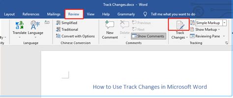 how to change in word document