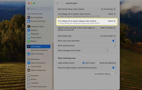 How To Change Inactivity Timeout On Mac