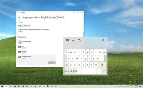 how to change keyboard in windows 10