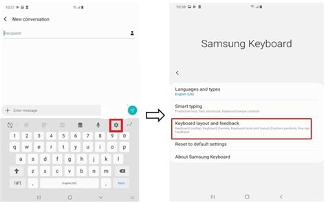 how to change keyboard layout in samsung mobile