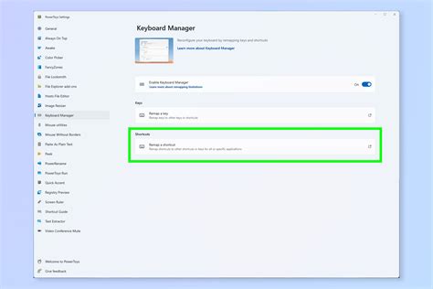 how to change keyboard shortcuts windows 11
