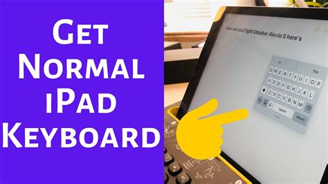 how to change keyboard type on ipad