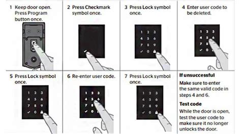 how to change keypad code on door lock
