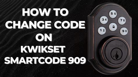 how to change kwikset smart key code