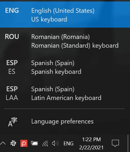 how to change language in computer keyboard shortcut