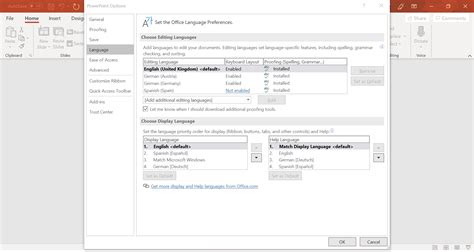 How To Change Language In Powerpoint Online