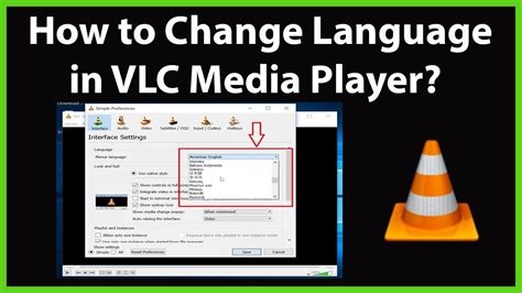 how to change language in vlc media player
