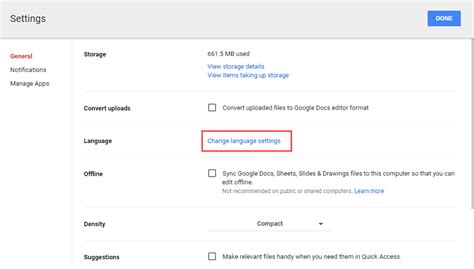 how to change language settings in google sheets
