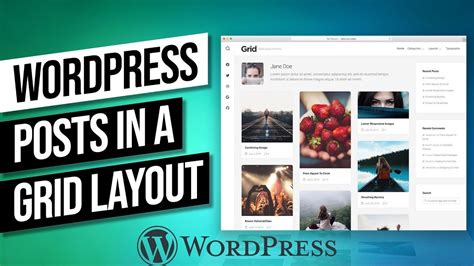 how to change layout grid in wordpress
