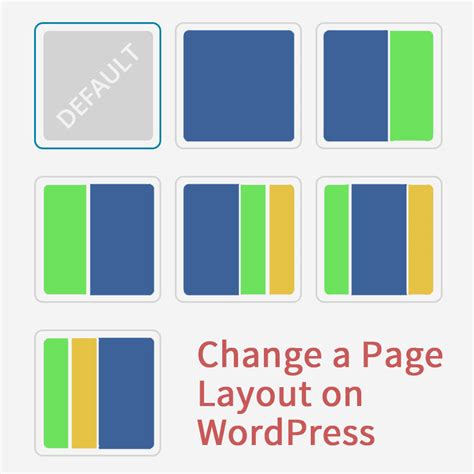 how to change layout in wordpress
