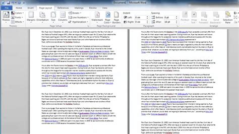 how to change layout of document in word