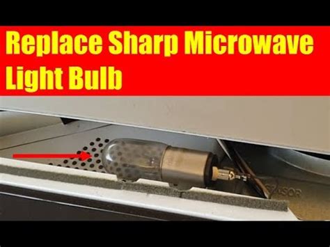 How To Change Light Bulb In Sharp Microwave