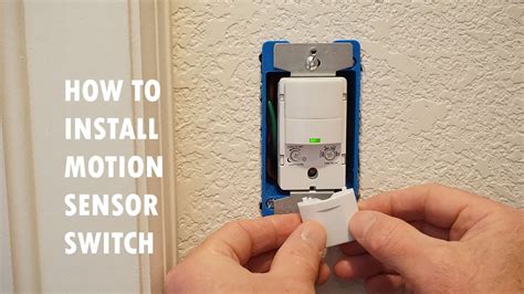 how to change light switch to motion sensor
