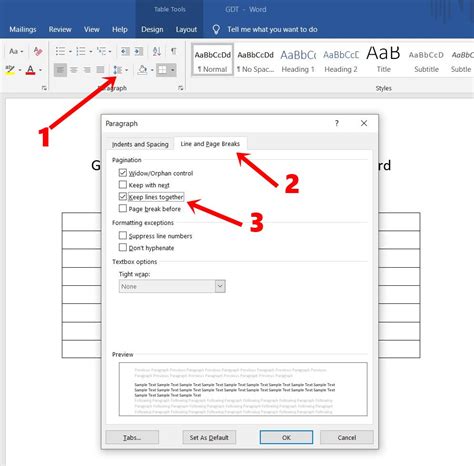 How To Change Line Spacing Within A Table In Word
