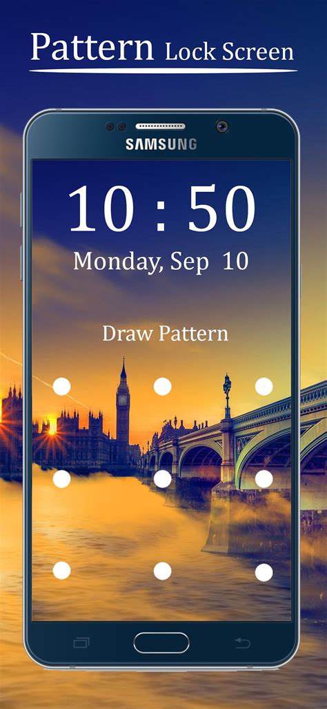 how to change lock screen pattern color android
