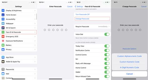 how to change lock screen settings on iphone 11