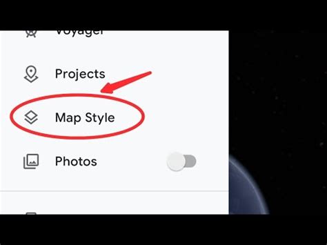 how to change map type in google earth pro